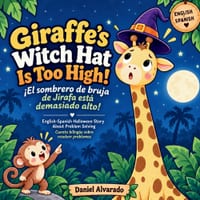 Giraffe's Witch Hat Is Too High! - ¡El sombrero de bruja de Jirafa está demasiado alto!: English-Spanish Halloween Story About Problem Solving cover