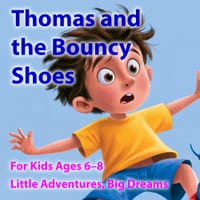 Thomas and the Bouncy Shoes: A Funny Magical Adventure About Self-Control, Making Safe Choices, Knowing When to Stop, and Learning When to Ask for Hel cover