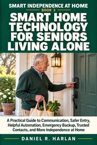 Smart Home Technology for Seniors Living Alone: A Practical Guide to Communication, Safer Entry, Helpful Automation, Emergency Backup, Trusted Contact cover