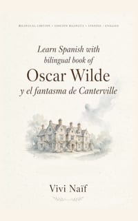 Learn Spanish with bilingual book of Oscar Wilde y el Fantasma de Canterville cover