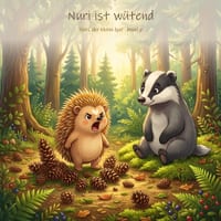 Nuri ist wütend: Nuri, der kleine Igel - Band 2 cover