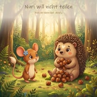 Nuri will nicht teilen: Nuri, der kleine Igel - Band 4 cover