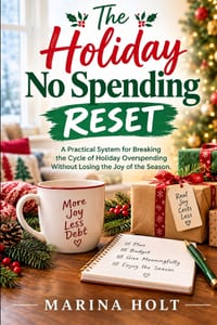 The Holiday No Spending Reset: A Practical System for Breaking the Cycle of Holiday Overspending Without Losing the Joy of the Season cover