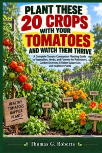 Plant These 20 Crops with Your Tomatoes and Watch Them Thrive: A Complete Tomato Companion Planting Guide to Vegetables, Herbs, and Flowers for Pollin cover