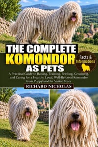 The Complete Komondor as Pets: A Practical Guide to Raising, Training, Feeding, Grooming, and Caring for a Healthy, Loyal, Well-Behaved Komondor from cover