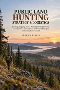 Public Land Hunting Strategy & Logistics: Scouting, Mapping, Access Planning, Hunting Pressure, Gear Systems, Camp Logistics, and Smarter Strategies f cover