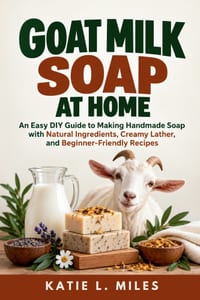 Goat Milk Soap at Home: An Easy DIY Guide to Making Handmade Soap with Natural Ingredients, Creamy Lather, and Beginner-Friendly Recipes cover