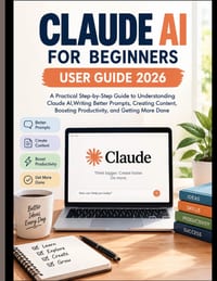 Claude AI for Beginners User Guide 2026: A Practical Step-by-Step Guide to Understanding Claude AI, Writing Better Prompts, Creating Content, Boosting cover