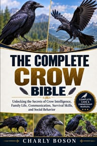 The Complete Crow Bible: Unlocking the Secrets of Crow Intelligence, Family Life, Communication, Survival Skills, and Social Behavior cover