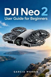 DJI Neo 2 User Guide for Beginners: Practical Guidance for Safe Setup Smooth Flight Smart Tracking Clear 4K Video FPV Control Battery Care and Everyda cover