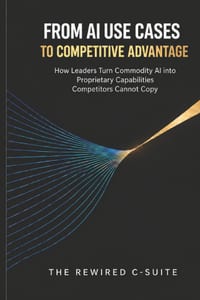 From AI Use Cases to Competitive Advantage: How Leaders Turn Commodity AI into Proprietary Capabilities Competitors Cannot Copy cover