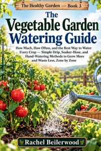 The Vegetable Garden Watering Guide: How Much, How Often, and the Best Way to Water Every Crop - Simple Drip, Soaker-Hose, and Hand-Watering Methods t cover
