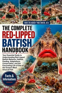 The Complete Red-Lipped Batfish Handbook: Your Essential Guide to Understanding Red-Lipped Batfish Behavior, Habitat, Feeding, Adaptations, Conservati cover
