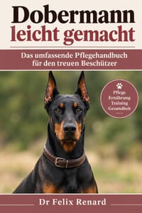 Dobermann leicht gemacht: Das umfassende Pflegehandbuch für den treuen Beschützer cover