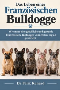Das Leben einer Französischen Bulldogge: Wie man eine glückliche und gesunde Französische Bulldogge vom ersten Tag an großzieht cover
