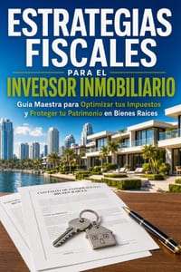 Estrategias Fiscales para el Inversor Inmobiliario: Cómo pagar menos impuestos legalmente y construir patrimonio con bienes raíces cover