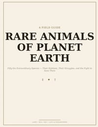 Rare Animals of Planet Earth cover