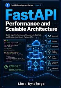 FastAPI Performance and Scalable Architecture: Build High-Performance, Concurrent, Cached, and Production-Ready Python APIs cover