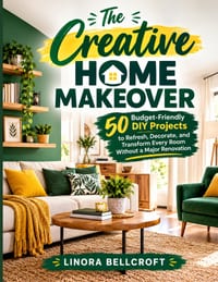 The Creative Home Makeover: 50 Budget-Friendly DIY Projects to Refresh, Decorate, and Transform Every Room Without a Major Renovation cover