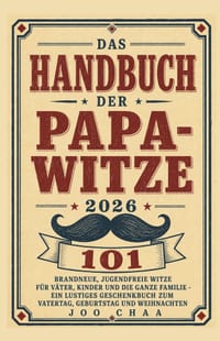 Das Handbuch der Papa-Witze 2026: 101 brandneue, jugendfreie Witze für Väter, Kinder und die ganze Familie - Ein lustiges Geschenkbuch zum Vatertag, G cover