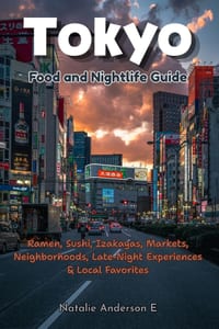 Tokyo Food and Nightlife Guide: Ramen, Sushi, Izakayas, Markets, Neighborhoods, Late-Night Experiences & Local Favorites cover