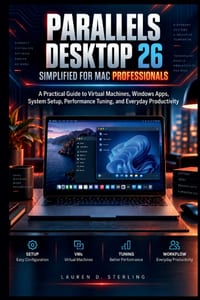 Parallels Desktop 26 Simplified For Mac Professionals: A Practical Guide to Virtual Machines, Windows Apps, System Setup, Performance Tuning, and Ever cover