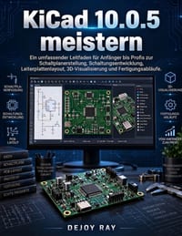 KiCad 10.0.5 meistern: Ein umfassender Leitfaden für Anfänger bis Profis zur Schaltplanerstellung, Schaltungsentwicklung, Leiterplattenlayout, 3D-Visu cover