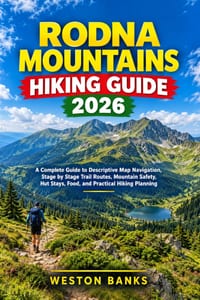 Rodna Mountains HIKING GUIDE 2026: A Complete Guide to Descriptive Map Navigation, Stage by Stage Trail Routes, Mountain Safety, Hut Stays, Food, and cover