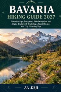 Bavaria Hiking Guide 2027: Bavarian Alps, Zugspitze, Berchtesgaden and Allgäu Trails with Trail Maps, Scenic Routes and Trip Planning Tips cover