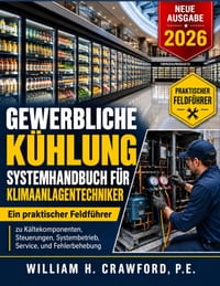 Gewerbliche kühlung Systemhandbuch Für klimaanlagentechniker: Ein praktischer Feldführer zu Kältekomponenten, Steuerungen, Systembetrieb, Service, und cover