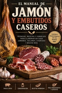 El Manual de Jamón y Embutidos Caseros: Técnicas, Recetas y Consejos para Elaborar en Casa Jamones, Salames, Chorizos y Mucho Más cover