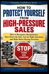 How to Protect Yourself from High-Pressure Sales: How to Recognize Manipulation, Slow Down the Sale, Ask the Right Questions, and Make Better Buying D cover