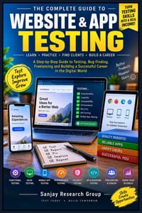 Website & App Testing: A Step by Step Guide to Testing, Bug Finding, Freelancing and Building a Successful Career in the Digital World cover