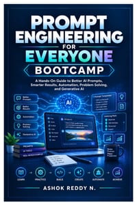 Prompt Engineering for Everyone Bootcamp: A Hands-On Guide to Better AI Prompts, Smarter Results, Automation, Problem Solving, and Generative AI cover