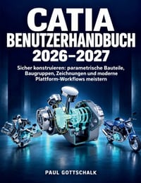 CATIA Benutzerhandbuch 2026-2027: Sicher konstruieren: parametrische Bauteile, Baugruppen, Zeichnungen und moderne Plattform-Workflows meistern cover