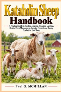 Katahdin Sheep Handbook: A Practical Guide to Feeding, Grazing, Breeding, Lambing, Health, Flock Management, Parasite Control, and Raising Productive cover