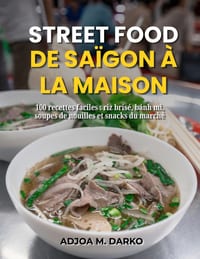 Street Food de Saïgon à la maison: 100 recettes faciles: riz brisé, bánh mì, soupes de nouilles et snacks du marché cover