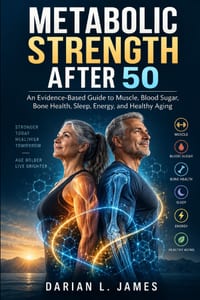 Metabolic Strength After 50: An Evidence-Based Guide to Muscle, Blood Sugar, Bone Health, Sleep, Energy, and Healthy Aging cover