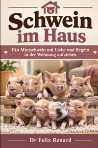 Schwein im Haus: Ein Minischwein mit Liebe und Regeln in der Wohnung aufziehen cover