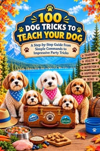 100 Dog Tricks to Teach Your Dog: A Step-by-Step Guide from Simple Commands to Impressive Party Tricks cover