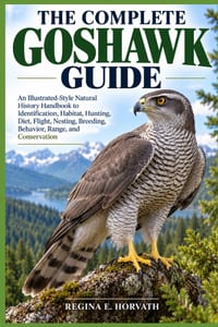 The Complete Goshawk Guide: An Illustrated-Style Natural History Handbook to Identification, Habitat, Hunting, Diet, Flight, Nesting, Breeding, Behavi cover