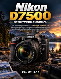 Nikon D7500 Benutzerhandbuch: Ein umfassendes Handbuch für Anfänger und Profis zur Beherrschung der Kameraeinstellungen, der wichtigsten Parameter, zu cover