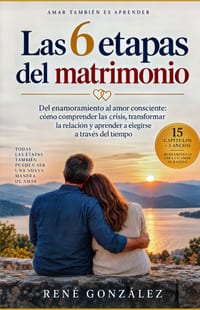 Las 6 Etapas del Matrimonio: Del enamoramiento al amor consciente: cómo comprender las crisis, transformar la relación y aprender a elegirse a través cover