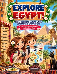 Explore Egypt!: Food, Traditions, Culture, Cities, Landmarks & Everyday Life - A Fun Cultural Adventure for Curious Kids cover