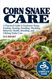 Corn Snake Care: A Practical Guide to Enclosure Setup, Feeding, Heating, Handling, Shedding, Behavior, Health, Breeding, and Lifelong Snake Care cover