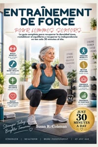 Entraînement de Force Pour Femmes Seniors: Le guide complet pour reconstruire la densité osseuse, rétablir l'équilibre et retrouver son autonomie en s cover