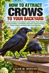 How to Attract Crows to Your Backyard: A Practical Guide to Crow Behavior, Safe Feeding, Water Stations, Backyard Habitat, Trust Building, Observation cover