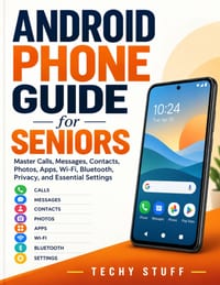 The Android Phone Guide for Seniors 2026: Master Calls, Messages, Contacts, Photos, Apps, Wi-Fi, Bluetooth, Privacy, and Essential Settings cover
