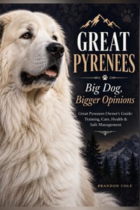Great Pyrenees: Big Dog, Bigger Opinions: Great Pyrenees Owner's Guide: Training, Care, Health & Safe Management cover