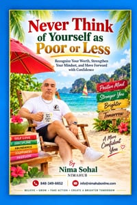 Never Think of Yourself as Poor or Less: Recognize Your Worth, Strengthen Your Mindset, and Move Forward with Confidence cover